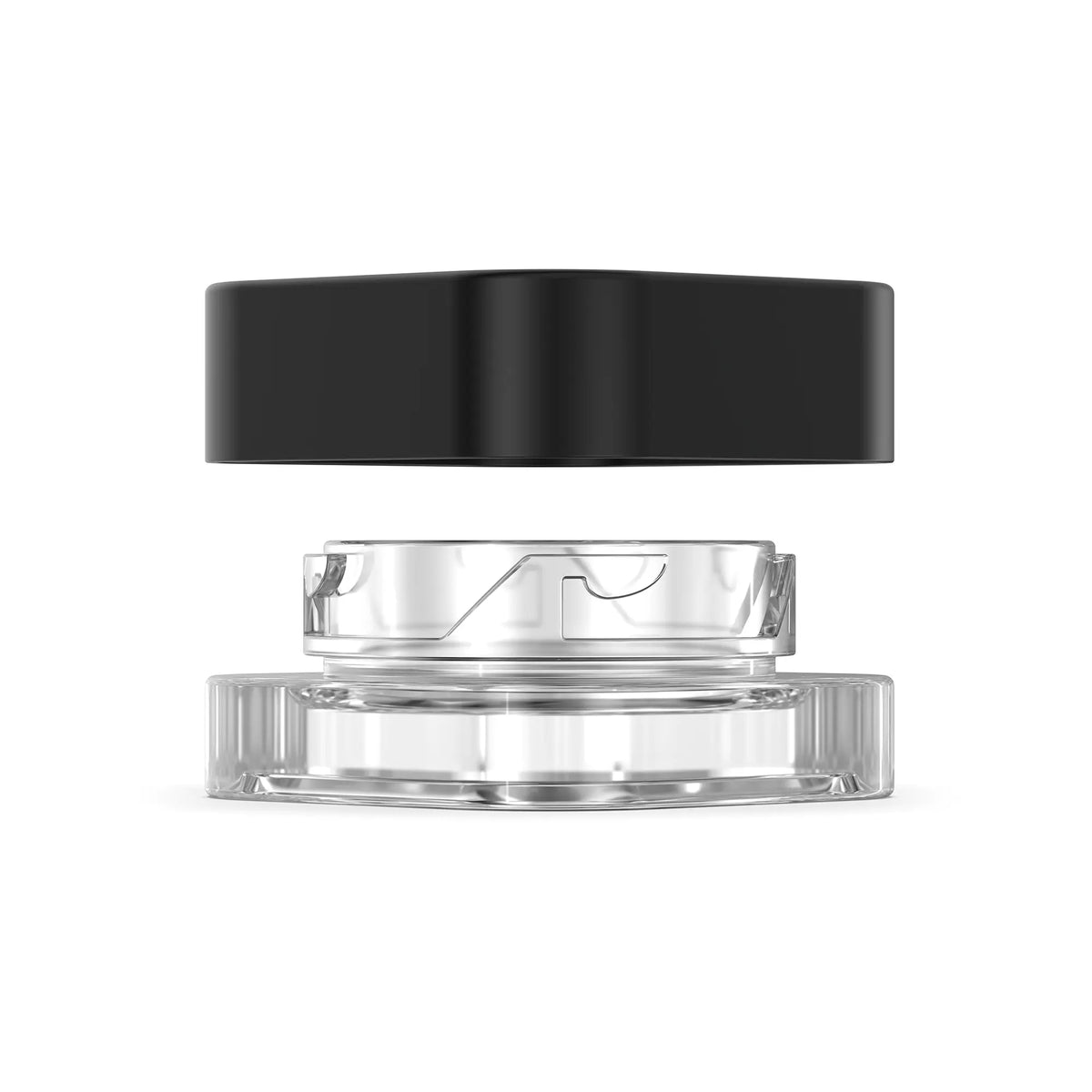 9ml Child Resistant Square Glass Concentrate Jar Rougar