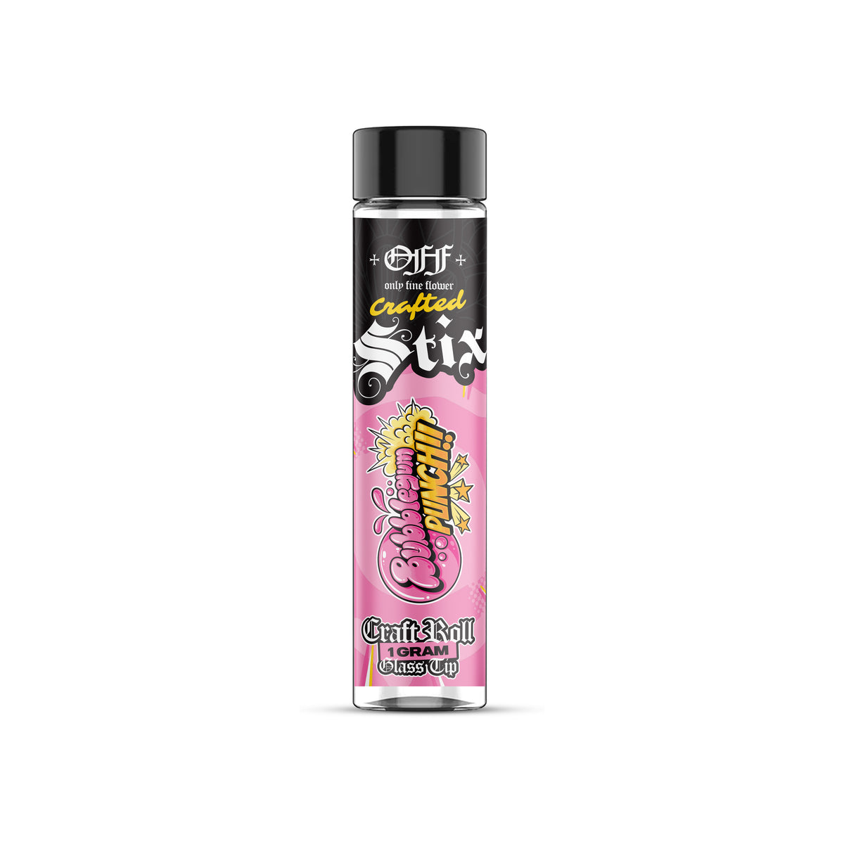 Custom Pre-labeled 90mm Child-Resistant Plastic Pre Roll Tube