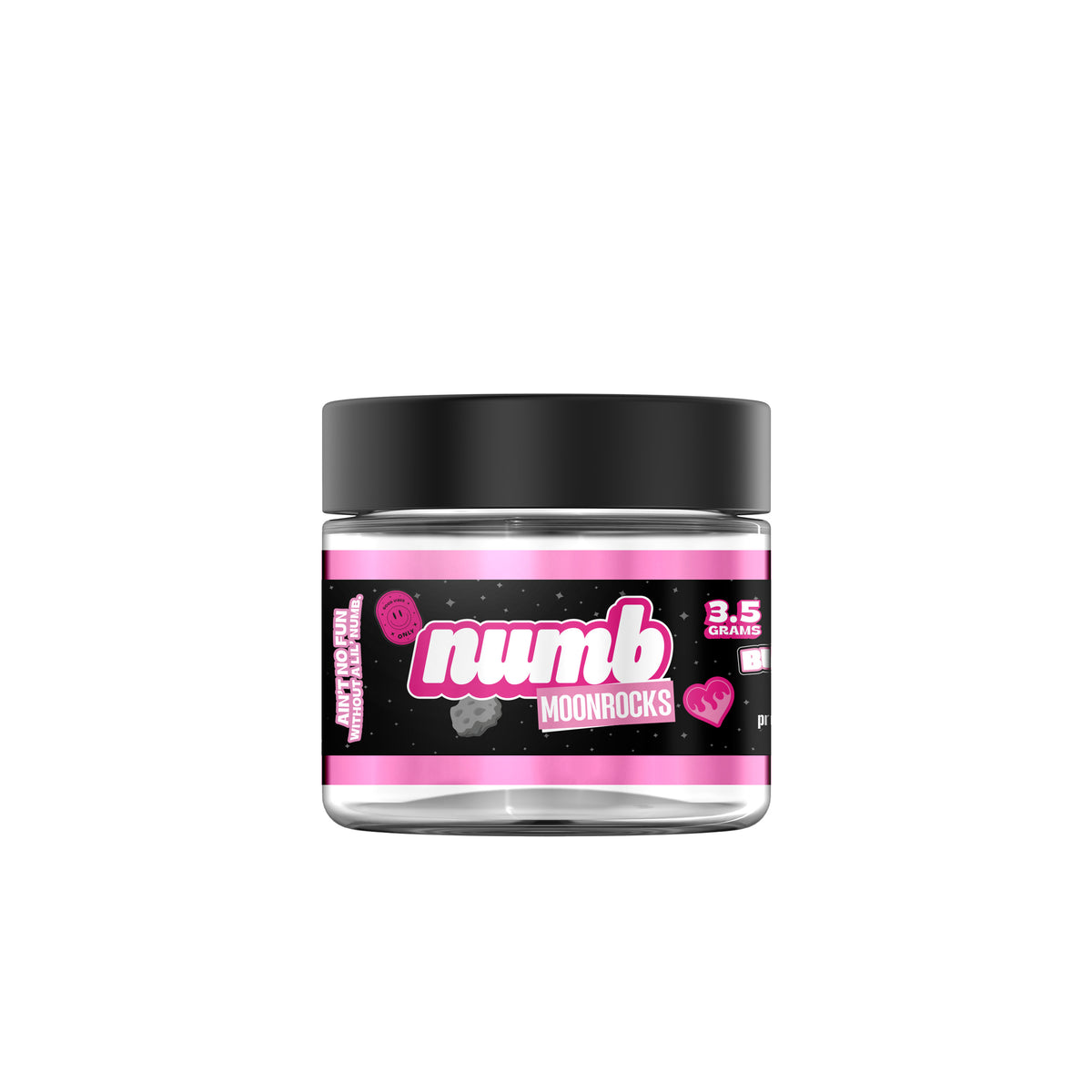 Custom Pre-labeled 2oz Child Resistant Glass Jar