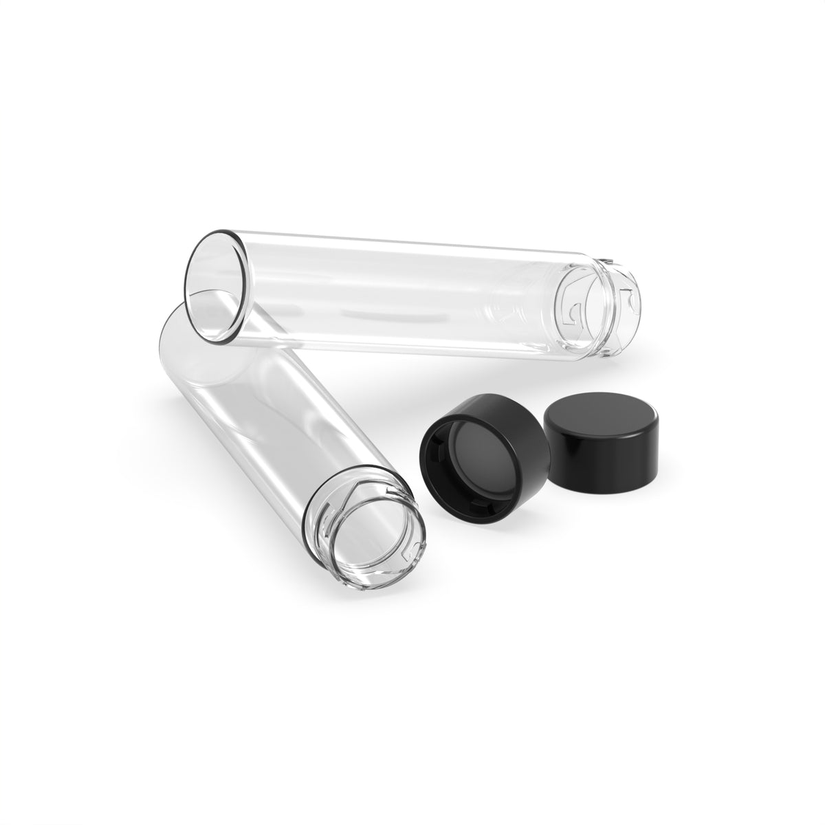 90mm Child-Resistant Plastic Pre Roll Tube