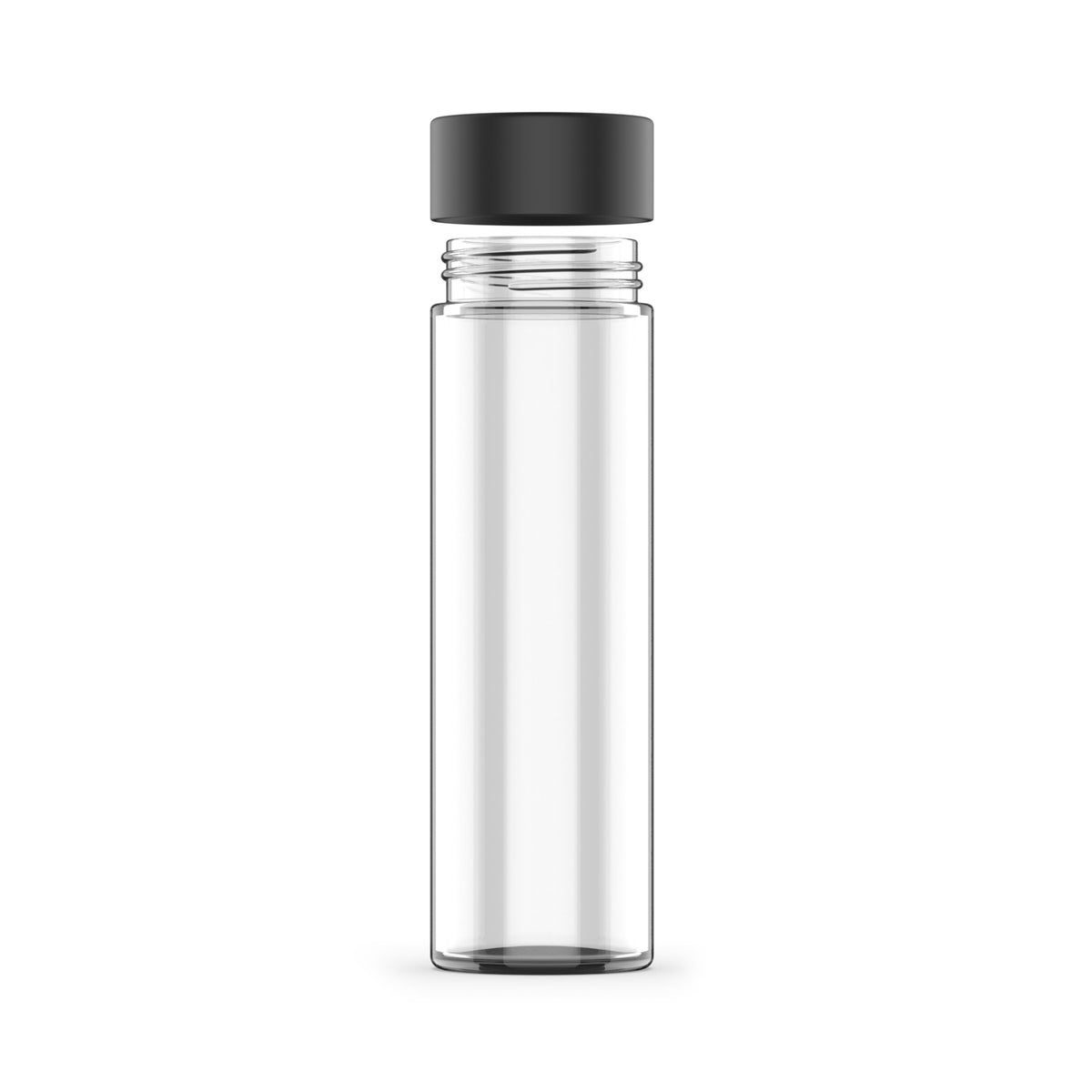 120mm Child-Resistant Plastic Pre Roll Tube - Wide Mouth