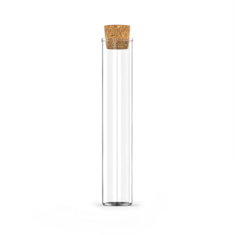 116mm Glass Pre-Roll Tube w/ Cork Lid Rougar
