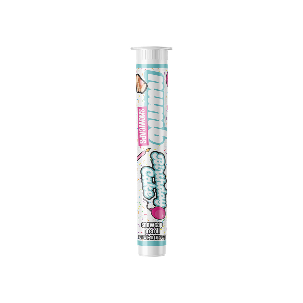 Custom Pre-Labeled 116mm Plastic Pop Top Tubes