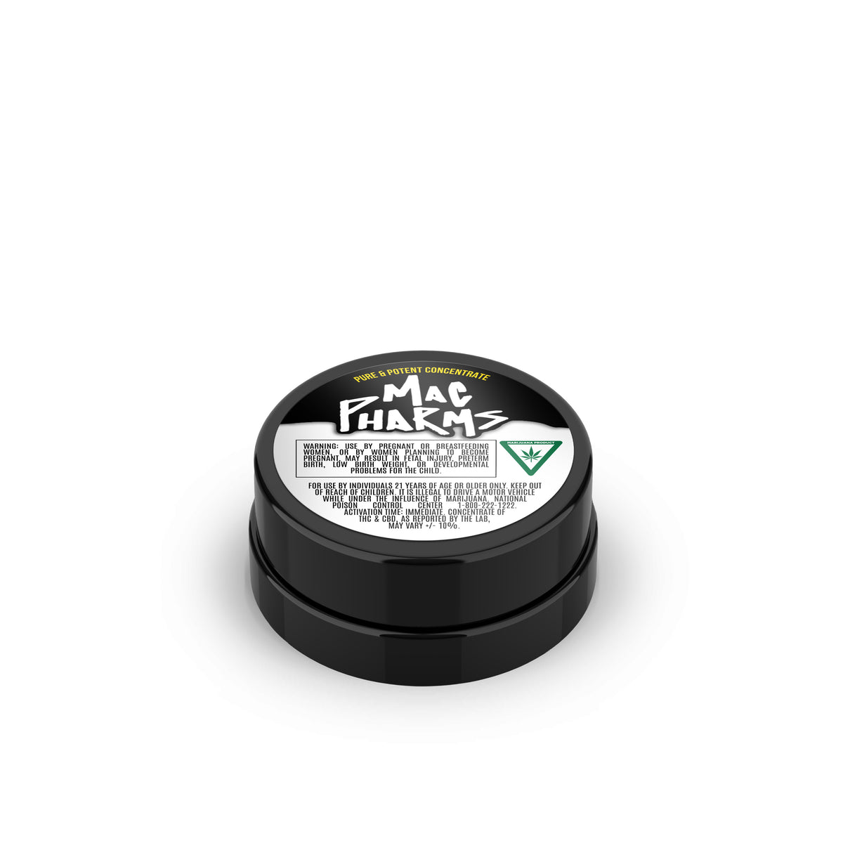 Custom Pre-Labeled 7ml Glass Jar